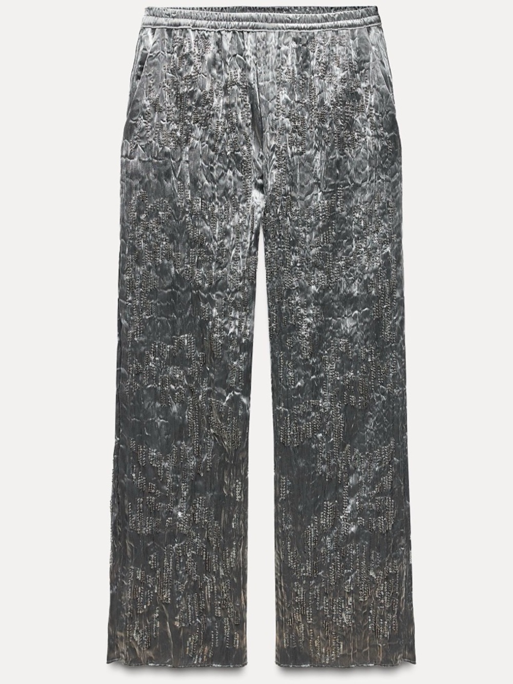 Zara Silver Beaded Pants